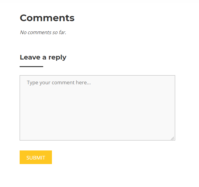 Comments