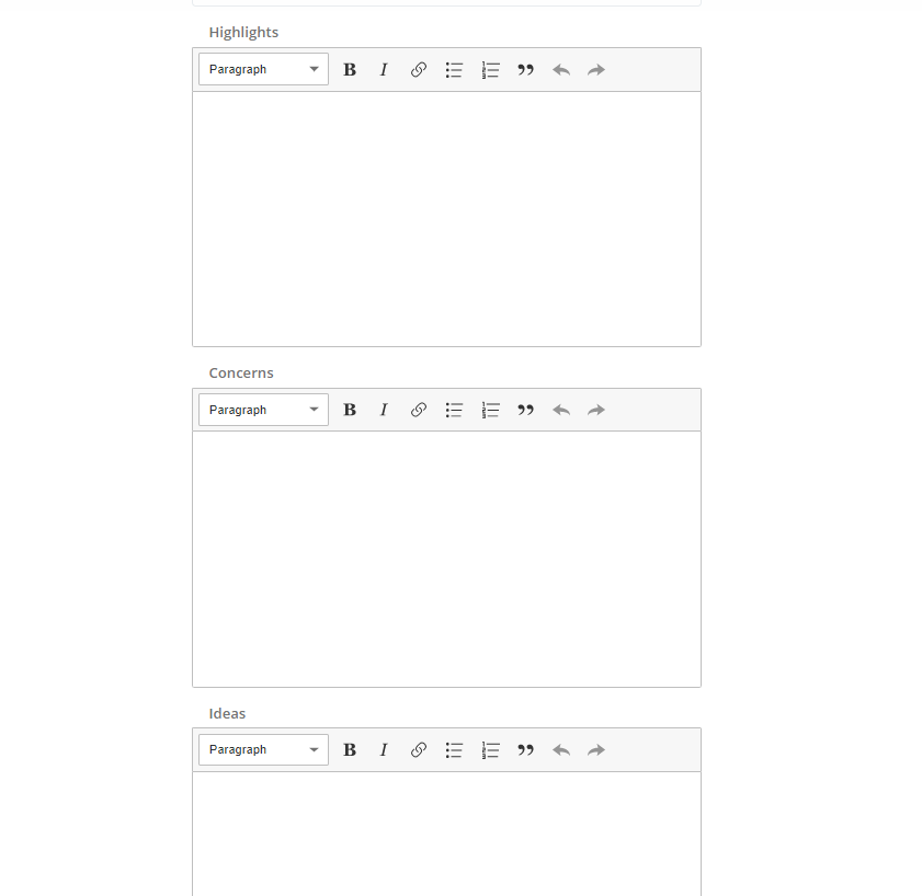 Optional fields