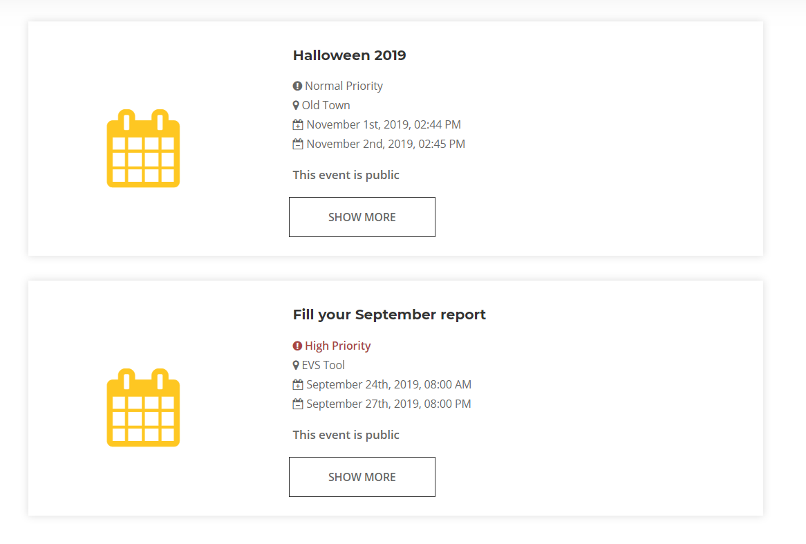 Events